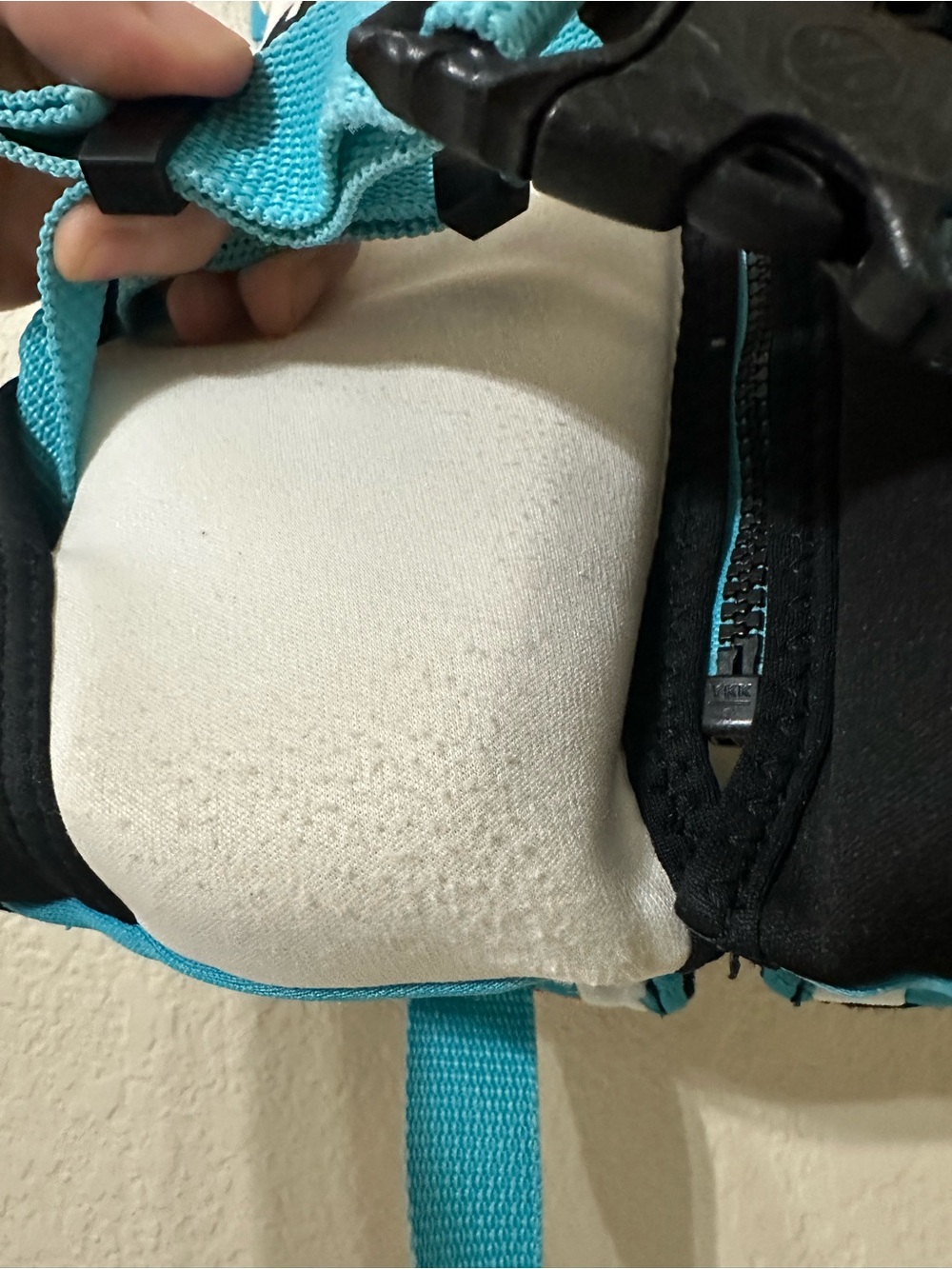 HYPERLITE Kids Life Vest - Orange, Teal & Black - 33 to 55lbs - Picture 4 of 6